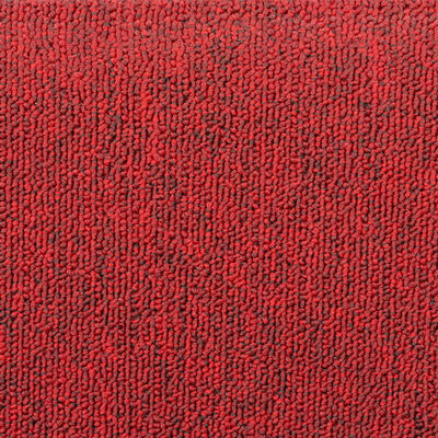 vidaXL Tapis d'escalier 15 pcs Rouge bordeaux 65 x 24 x 4 cm