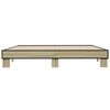 vidaXL Cadre de lit sans matelas ch&ecirc;ne sonoma 200x200 cm