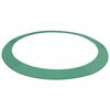 vidaXL Coussin de s&eacute;curit&eacute; PE Vert de trampoline rond de 3,05 m