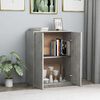 vidaXL Buffet Gris b&eacute;ton 60x30x75 cm Bois d'ing&eacute;nierie