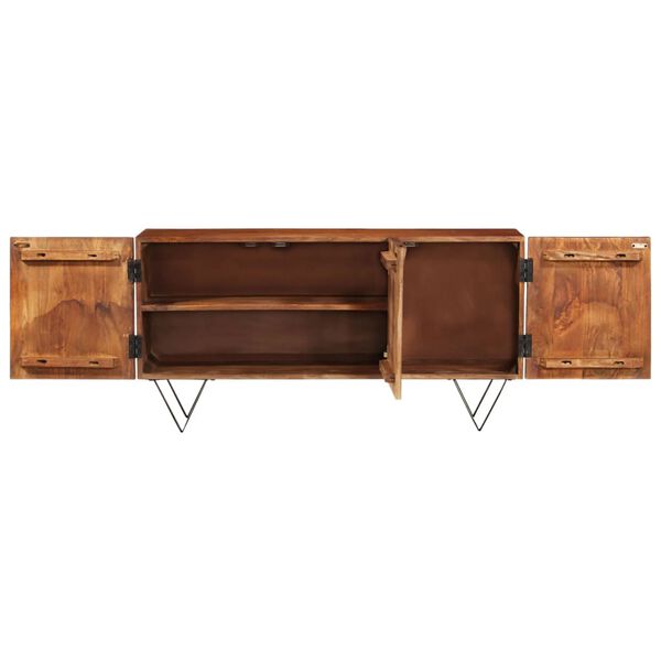 vidaXL Buffet 110x35x56 cm Bois de manguier solide