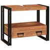vidaXL Armoire de coiffeuse avec tiroir Marron Bois d'Acacia Massif