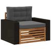 vidaXL Sofa de milieu ext&eacute;rieur Naturel