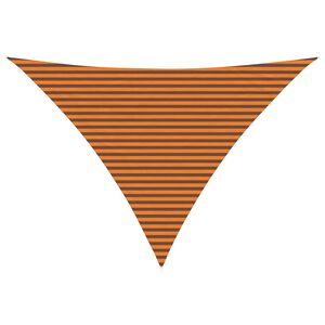 vidaXL Voile d'ombre Orange et marron 5 x 5 x 6 m