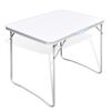 vidaXL Table pliable de camping avec cadre m&eacute;tallique 80x60 cm