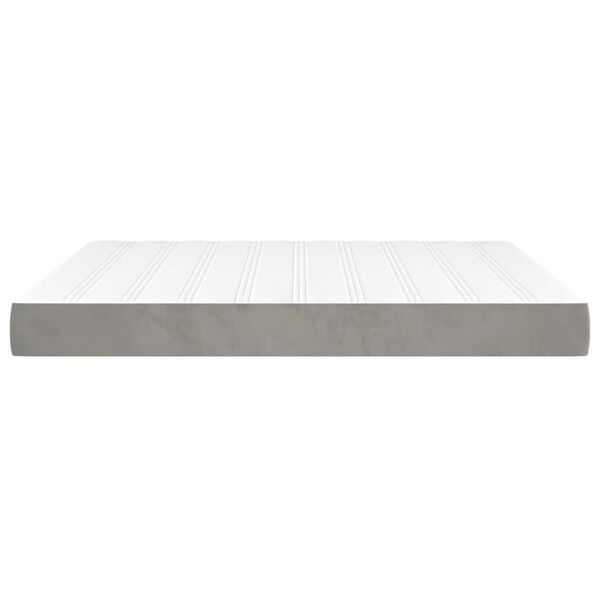 vidaXL Matelas de lit à ressorts ensachés 160x210x20 cm velours
