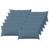 vidaXL Housse de coussin 12 pc HEERLEN Bleu denim 40 x 80 cm Tissu