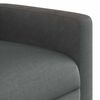 vidaXL Fauteuil inclinable électrique gris foncé tissu