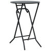 vidaXL Ensemble bistro de jardin 3 pcs Anthracite Acier