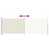 vidaXL Auvent lat&eacute;ral r&eacute;tractable 160 x 500 cm Cr&egrave;me