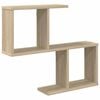 vidaXL &Eacute;tag&egrave;re Murale Ch&ecirc;ne Sonoma 60 x 12 x 50,5 cm Bois d'ing&eacute;nierie