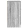 vidaXL Buffet avec tiroir sonoma gris 71x35x65 cm bois d'ing&eacute;nierie