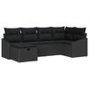 vidaXL Ensemble de Canap&eacute;s avec coussin 7 pcs polyrotin