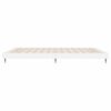 vidaXL Cadre de lit sans matelas blanc brillant 180x200 cm