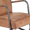 vidaXL Fauteuil de repos Marron Cuir véritable