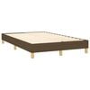vidaXL Sommier &agrave; lattes de lit avec matelas Marron fonc&eacute; 120x200 cm