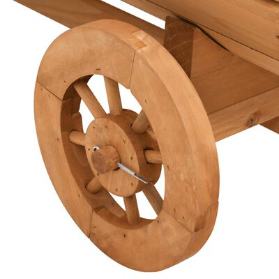 vidaXL Chariot décoratif 70x43x54 cm bois massif de sapin