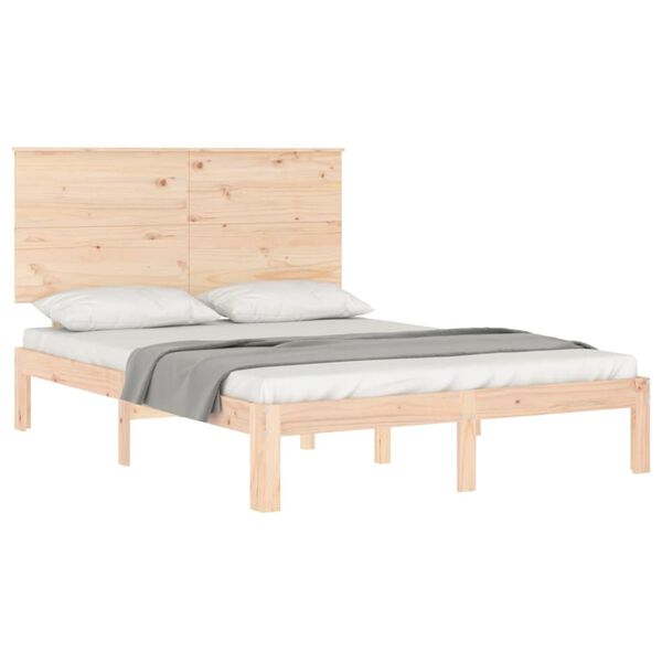 vidaXL Cadre de lit sans matelas 140x200 cm bois massif de pin