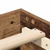 vidaXL Cadre de lit sans matelas vieux bois 120x200 cm bois ing&eacute;nierie