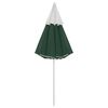 vidaXL Parasol de plage vert 300 cm