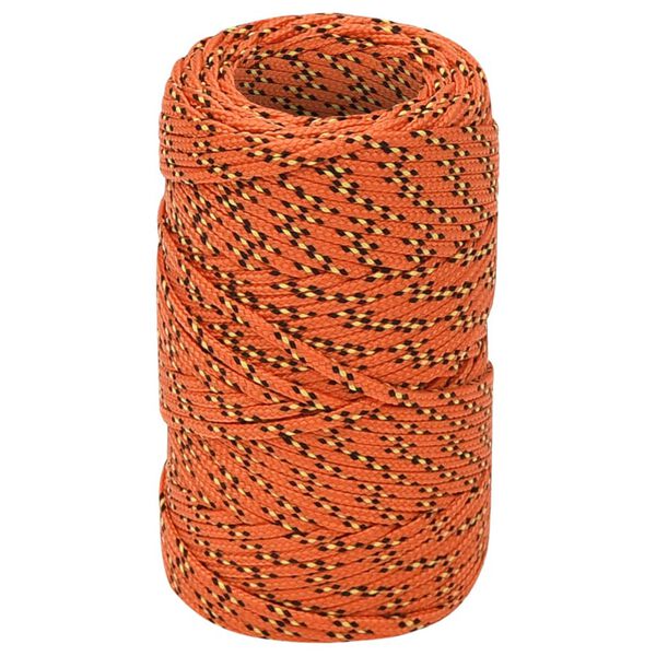 vidaXL Corde de bateau Orange 2 mm 500 m Polypropyl&egrave;ne