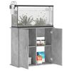 vidaXL Support d'aquarium en béton gris 81 x 36 x 73 cm Bois d'ingénierie