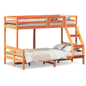 vidaXL Lit superpos&eacute; sans matelas 90x200/120x200 cm bois massif