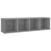 vidaXL Ensemble de meubles TV 3 pcs Gris b&eacute;ton Bois d'ing&eacute;nierie