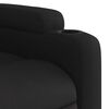 vidaXL Fauteuil de massage inclinable noir tissu