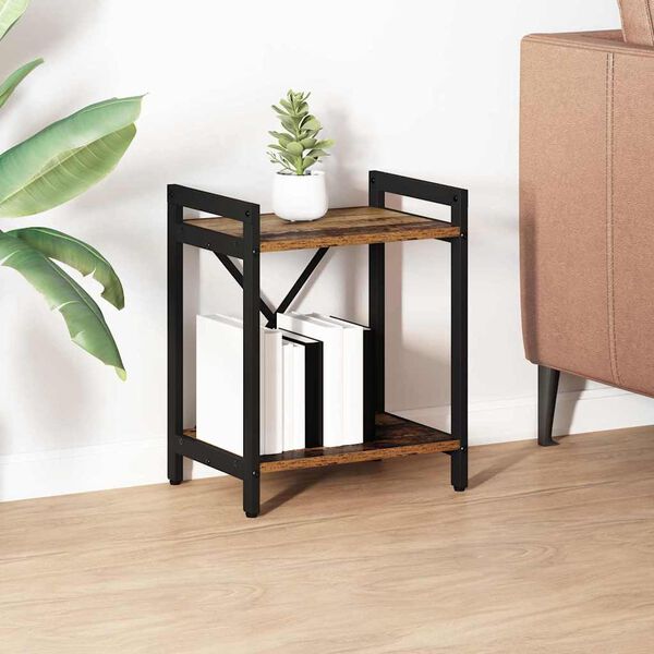 vidaXL &Eacute;tag&egrave;re Bois ancien 40 x 30 x 50 cm Bois d'ing&eacute;nierie