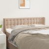 vidaXL T&ecirc;te de lit avec oreilles Cappuccino 147x16x78/88 cm Similicuir