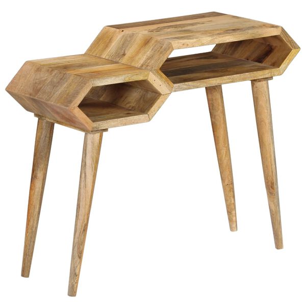 vidaXL Table console Bois de manguier massif 90 x 35 x 76 cm