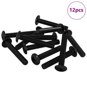 vidaXL Vis 12 pcs Argent&eacute; 5 x 30 mm Fer