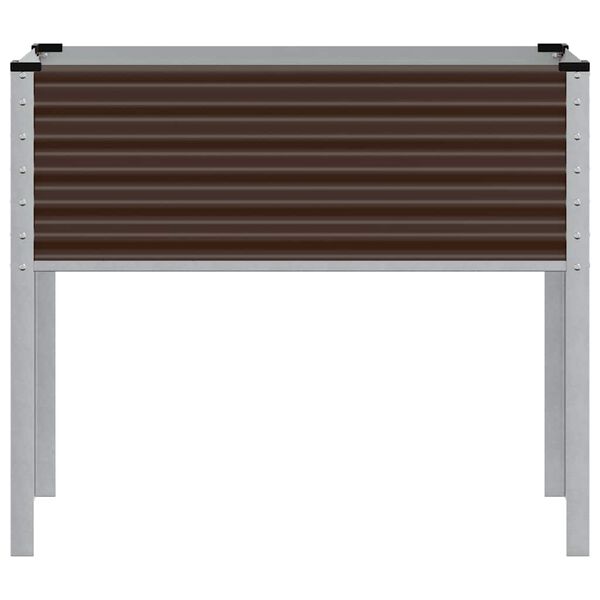 vidaXL Jardinière Marron 100x45x90 cm Acier