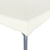 vidaXL Tonnelle 300x300 cm Crème Aluminium