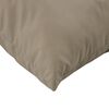 vidaXL Coussins de palette lot de 2 taupe tissu