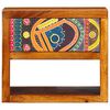 vidaXL Cabinet de chevet Marron 40 x 35 x 35 cm Bois d'acacia massif
