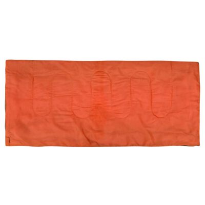 vidaXL Sac de couchage léger enveloppe pour enfants Orange 670 g 15°C