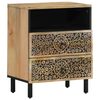 vidaXL Table de chevet 50x33x60 cm bois de manguier massif