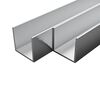 vidaXL Moulure 4 pi&egrave;ces Aluminium