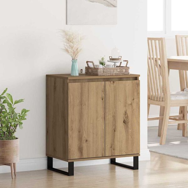 vidaXL Buffet Ch&ecirc;ne artisanal 60 x 35 x 70 cm Bois d'ing&eacute;nierie