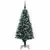 vidaXL Sapin de No&euml;l artificiel Vert 150 cm PVC, Acier et Plastique