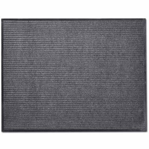 vidaXL Tapis d'entr&eacute;e gris 120 x 180 cm PVC