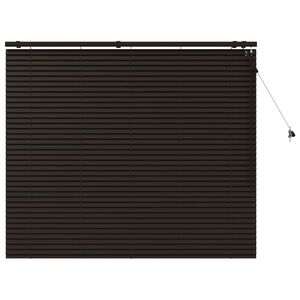 vidaXL Store V&eacute;nitien Marron fonc&eacute; 155 x 130 cm 35 mm