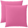 vidaXL Housse de coussin 2 pcs HEERLEN Rose 60 x 60 cm Polyester