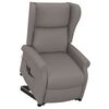 vidaXL Fauteuil Taupe Tissu