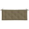 vidaXL Coussins de banc de jardin lot de 2 taupe m&eacute;lang&eacute; tissu
