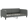 vidaXL Lit de jour gris fonc&eacute; 100x190 cm tissu