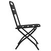 vidaXL Chaise de jardin pliante 2 pcs Anthracite 55 x 56,5 x 91cm