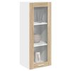 vidaXL Armoire suspendue avec stockage Ch&ecirc;ne Sonoma 40 x 31 x 100 cm